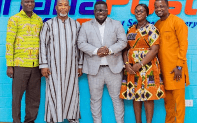 Communication Workers Union Pays Courtesy Call on Bice Osei Kuffour (Ghana Post MD)