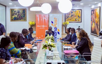Ghana Post Working Visit to Fidelity Bank