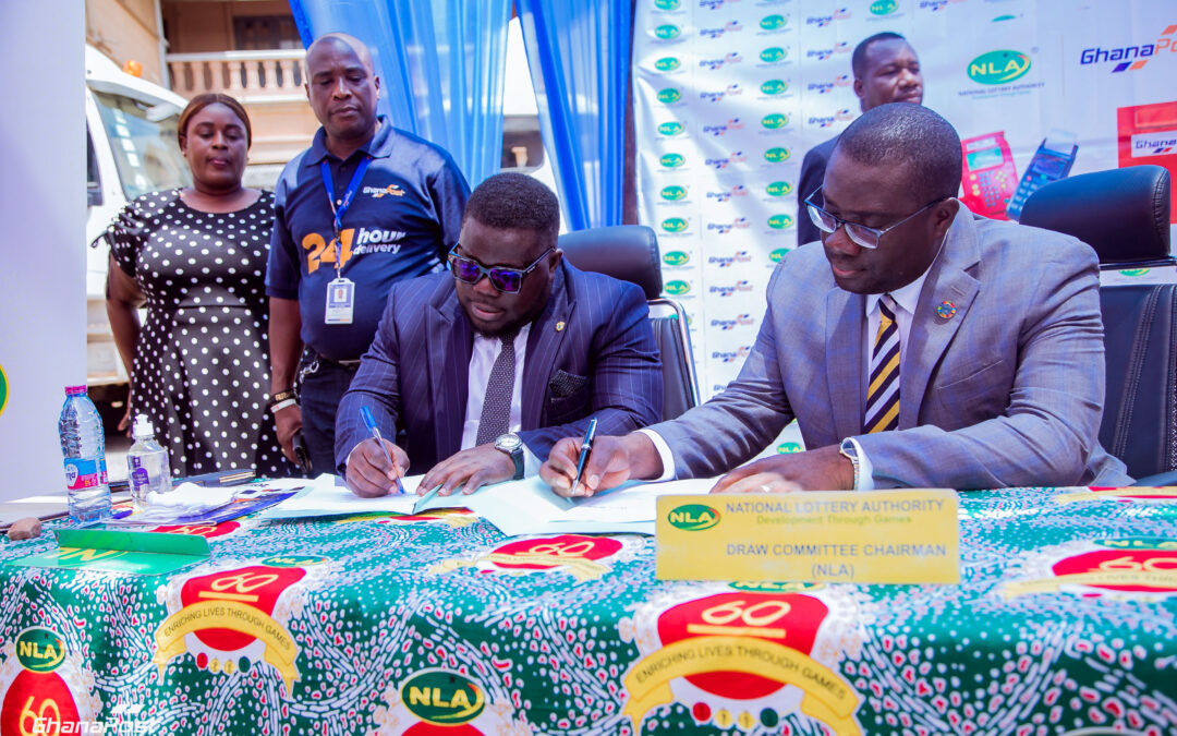 NATIONAL LOTTERY AUTHORITY LAUNCHES NOONRUSH DRAW, SIGNS PARTNERSHIP AGREEMENT WITH GHANA POST COMPANY LIMITED