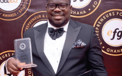 Obour wins Most Innovative CEO at Ghana Entrepreneur and Corporate Executive Awards